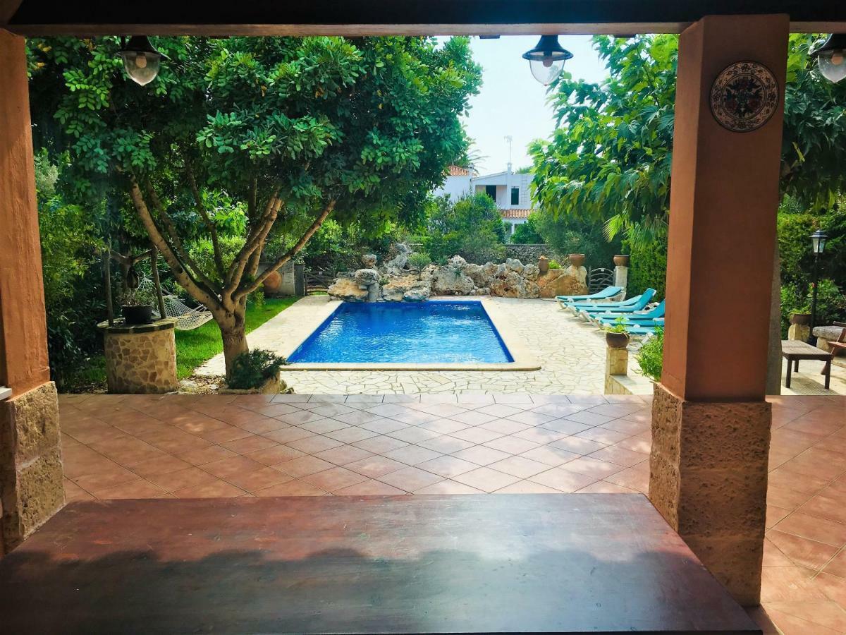 Villa para 6 con piscina privada. Ciutadella  Bagian luar foto